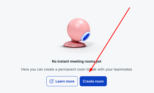 Instant Meetings - Create room