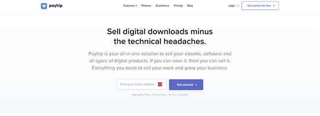 Payhip Digital Homepage