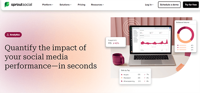 Sprout Social analytics tools
