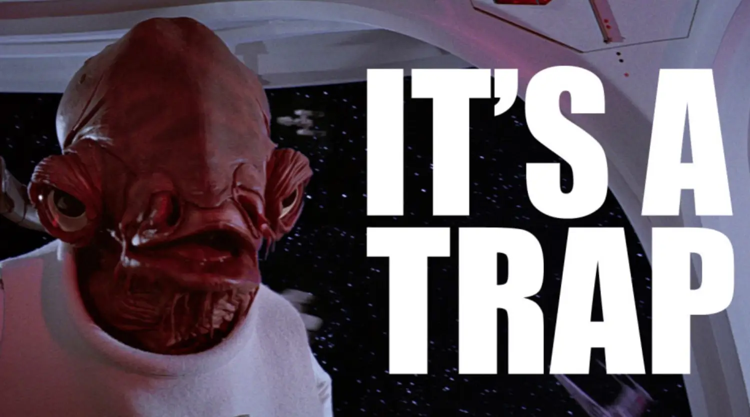 its a trap meme