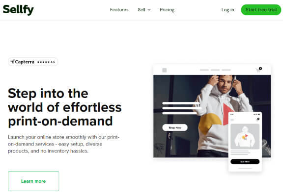 sellfy print on demand